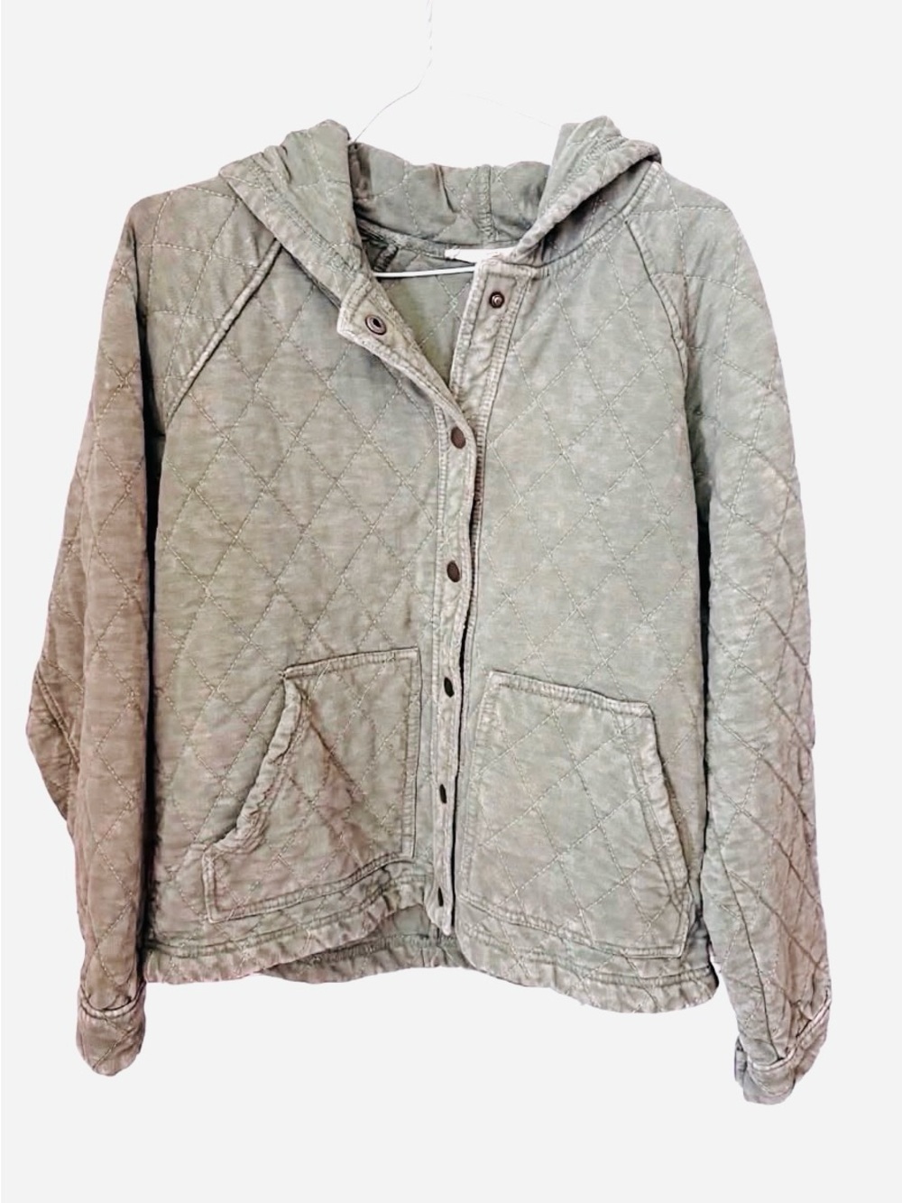 Jane and Delancey sun faded effect hooded jacket